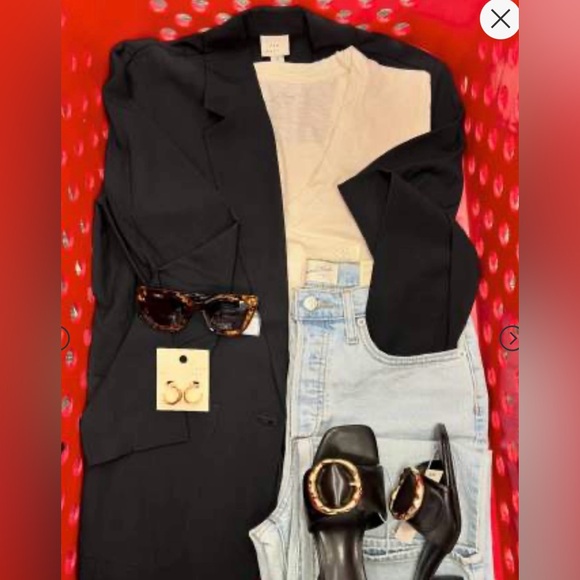 5 for $25!! NWT A New Day Ponte Black Blazer - Picture 4 of 11